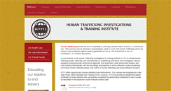 Desktop Screenshot of humantraffickingtraining.info
